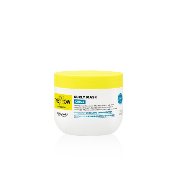 Yellow Professional Увлажняющая маска для кудрявых и вьющихся волос YE PROFFESIONAL CURLY MASK, 300 мл купить - 0