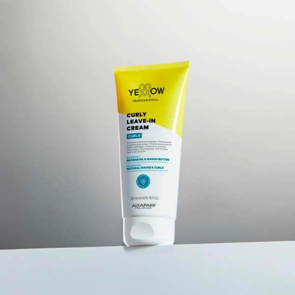 Yellow Professional Увлажняющий несмываемый крем для кудрявых и вьющихся волос YE PROFFESIONAL CURLY LEAVE-IN CREAM, 200 мл купить - 1