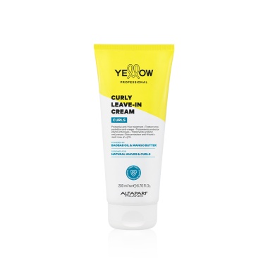 Yellow Professional Увлажняющий несмываемый крем для кудрявых и вьющихся волос YE PROFFESIONAL CURLY LEAVE-IN CREAM, 200 мл купить