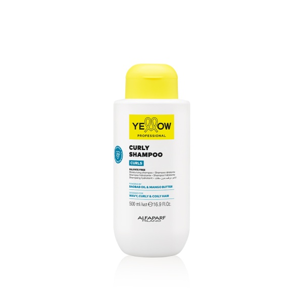 Yellow Professional Увлажняющий шампунь для кудрявых и вьющихся волос YE PROFFESIONAL CURLY SHAMPOO, 500 мл купить - 0