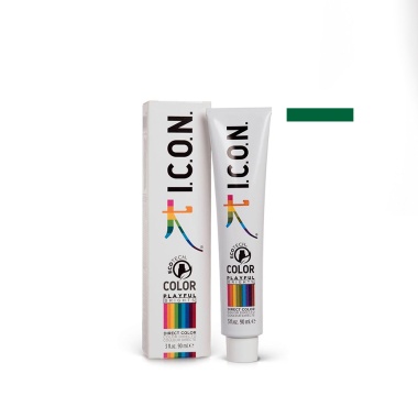 I.C.O.N. Оттеночный краситель Playful brights Кислотный зеленый ACID GREEN, 90 мл купить
