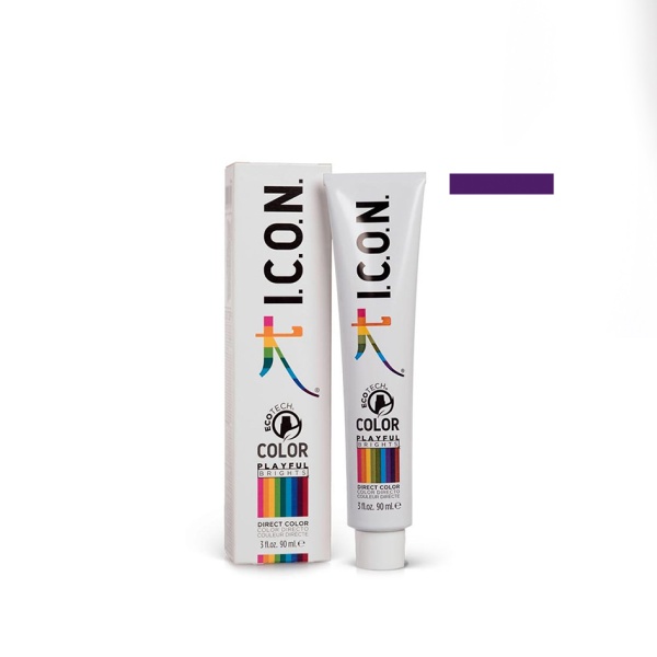 I.C.O.N. Оттеночный краситель Playful brights Насыщенный пурпурный PROFOUND PURPLE, 90 мл купить - 0