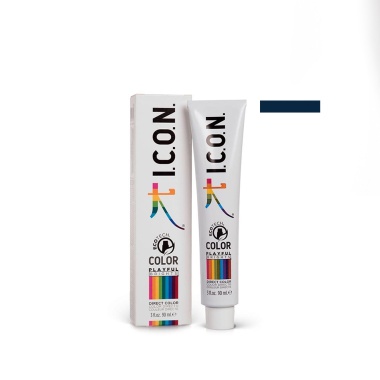 I.C.O.N. Оттеночный краситель Playful brights Настоящий синий TRUE BLUE, 90 мл купить