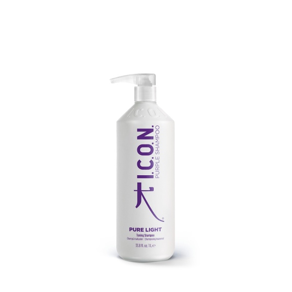 I.C.O.N. Шампунь Тонирующий PURE LIGHT SHAMPOO, 1000 мл купить - 0