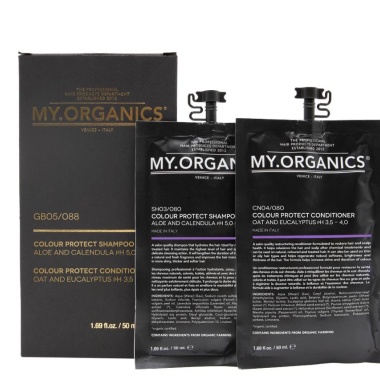 My.Organics Набор саше шампунь и кондиционер для окрашенных волос, 50 х 50 мл купить