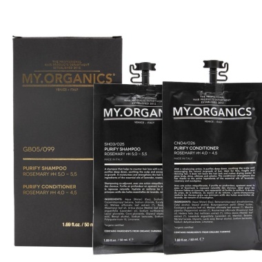 My.Organics Набор саше шампунь и кондиционер Очищающая линия, 50 х 50 мл купить