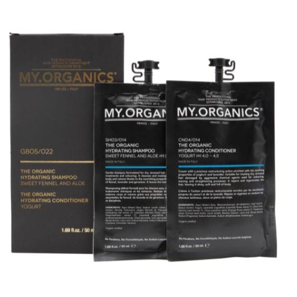 My.Organics Набор саше шампунь и кондиционер Увлажняющая линия, 50 х 50 мл купить - 0