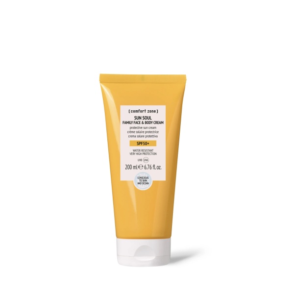 Comfort Zone Солнцезащитный водостойкий крем для взрослых и детей SPF 50+ SUN SOUL, 200 мл купить - 0