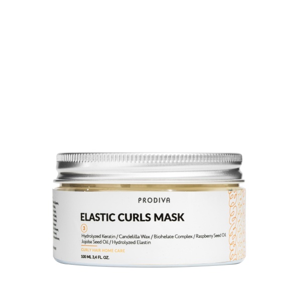 PRODIVA Маска для кудрявых и вьющихся волос ELASTIC CURLS MASK, 100 мл купить - 0