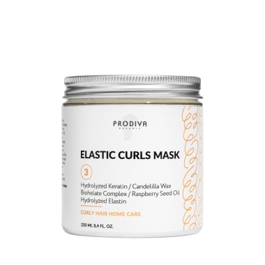 PRODIVA Маска для кудрявых и вьющихся волос ELASTIC CURLS MASK, 250 мл купить