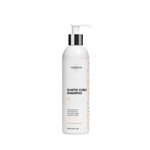 PRODIVA Шампунь для кудрявых и вьющихся волос ELASTIC CURLS SHAMPOO, 250 мл купить - 0