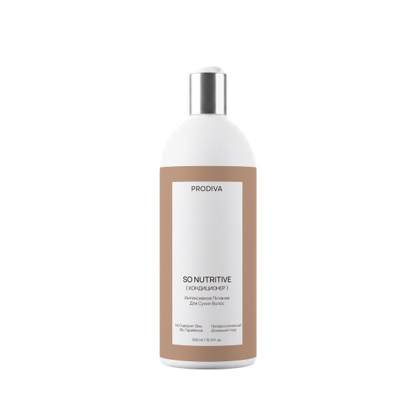 PRODIVA Кондиционер для ухода за сухими волосами SO NUTRITIVE CONDITIONER, 500 мл купить - 0