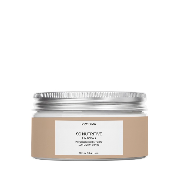 PRODIVA Маска для ухода за сухими волосами SO NUTRITIVE MASK, 100 мл купить - 0
