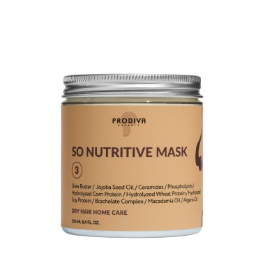 PRODIVA Маска для ухода за сухими волосами SO NUTRITIVE MASK, 250 мл купить