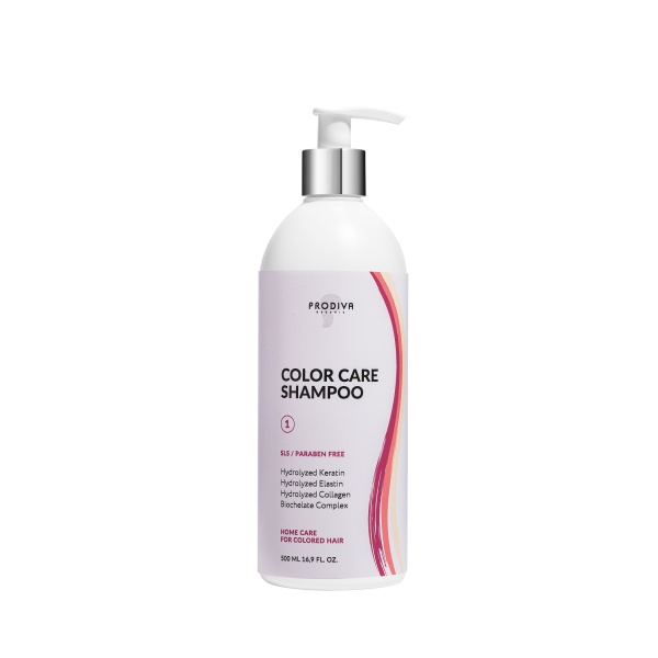 PRODIVA Шампунь для окрашенных волос COLOR CARE SHAMPOO, 500 мл купить - 0