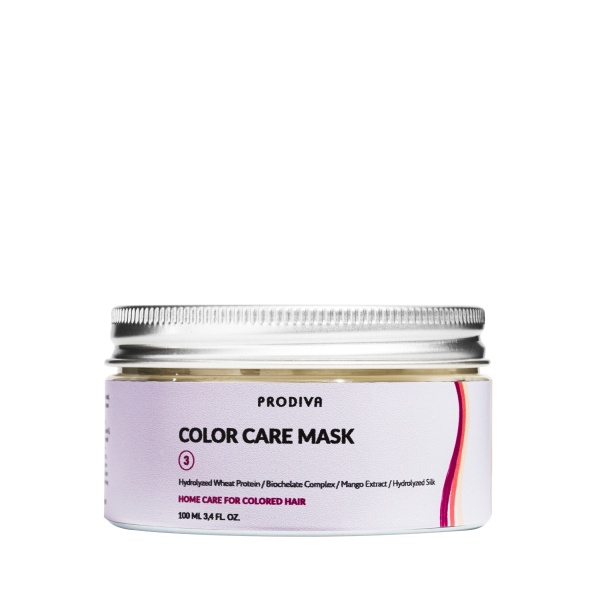 PRODIVA Маска для окрашенных волос COLOR CARE MASK, 100 мл купить - 0