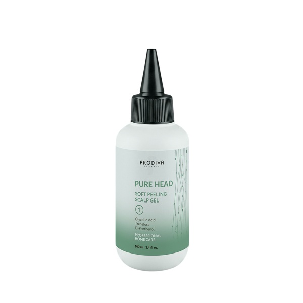 PRODIVA Мягкий пилинг для очищения кожи головы PURE HEAD SOFT PEELING SCALP GEL, 100 мл купить - 0