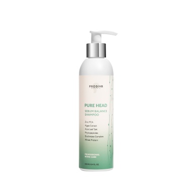 PRODIVA Шампунь для жирной кожи головы PURE HEAD SEBUM BALANCE SHAMPOO, 250 мл купить