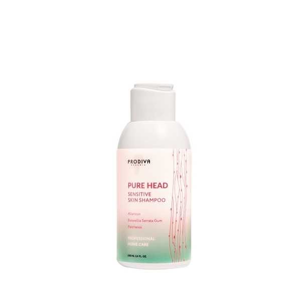 PRODIVA Шампунь для чувствительной кожи головы PURE HEAD SENSITIVE SKIN SHAMPOO, 100 мл купить - 0