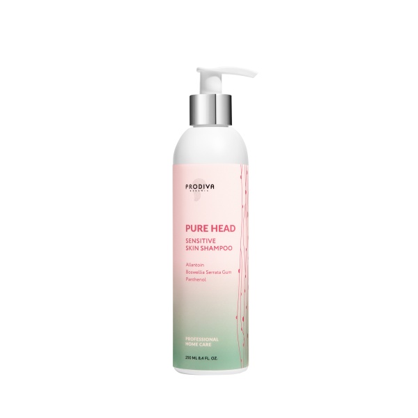PRODIVA Шампунь для чувствительной кожи головы PURE HEAD SENSITIVE SKIN SHAMPOO, 250 мл купить - 0