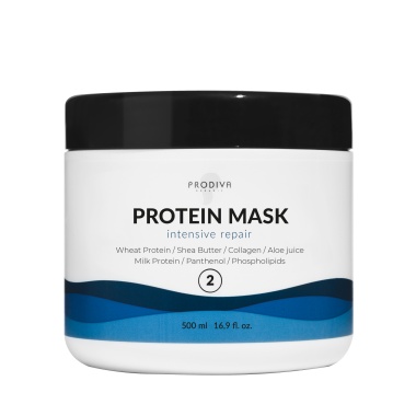 PRODIVA Маска для протеиновой реконструкции волос PROTEIN MASK, 500 мл купить