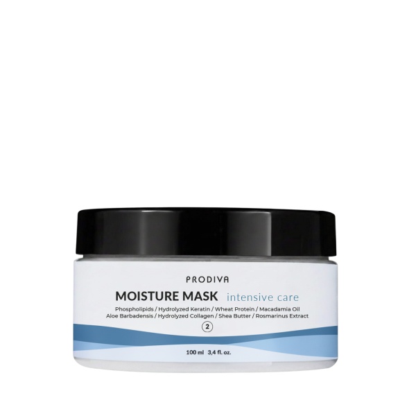 PRODIVA Маска для интенсивного увлажнения волос MOISTURE MASK, 100 мл купить - 0