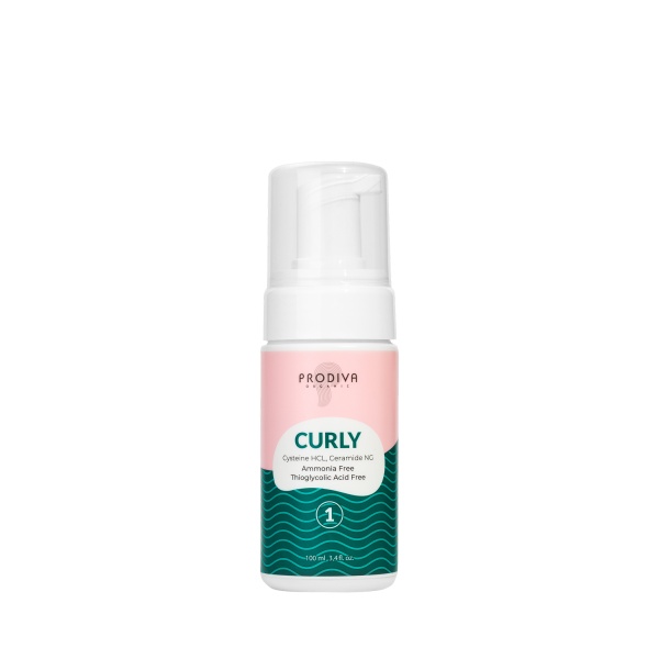 PRODIVA Полуперманентный состав для завивки волос и прикорневого объема CURLY, 100 мл купить - 0