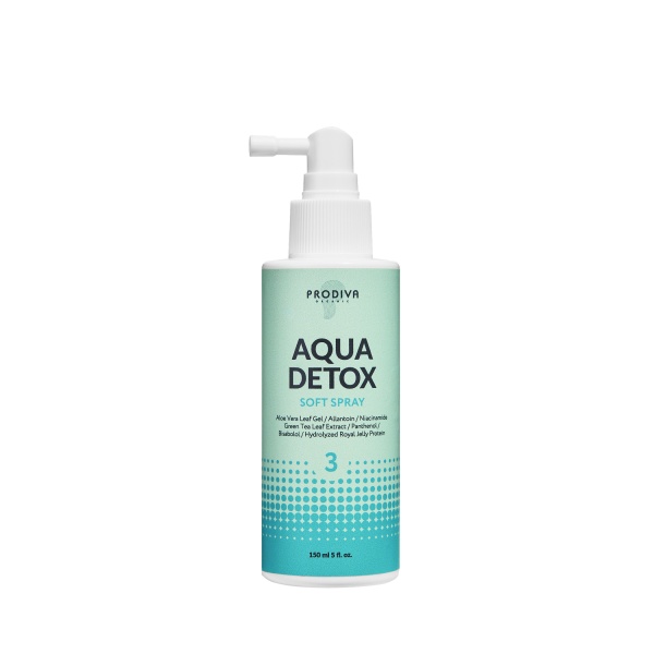 PRODIVA Спрей-детокс для чувствительной кожи головы AQUA DETOX SOFT SPRAY, 150 мл купить - 0