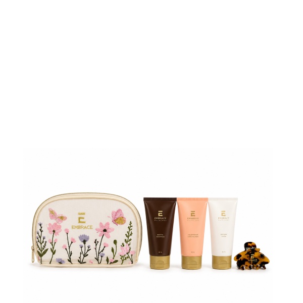 Embrace Haircare Набор Цветение и обновление BLOOM RENEWAL SET: шампунь Revital, 80 мл + кондиционер Voluminaire, 80 мл + маска Restore, 80 мл купить - 0