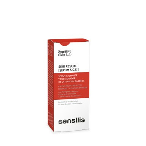 Sensilis Успокаивающая и восстанавливающая кожный барьер сыворотка Skin Rescue [Serum S.O.S] Soothing & Skin Barrier Restorative Serum, 30 мл купить - 0