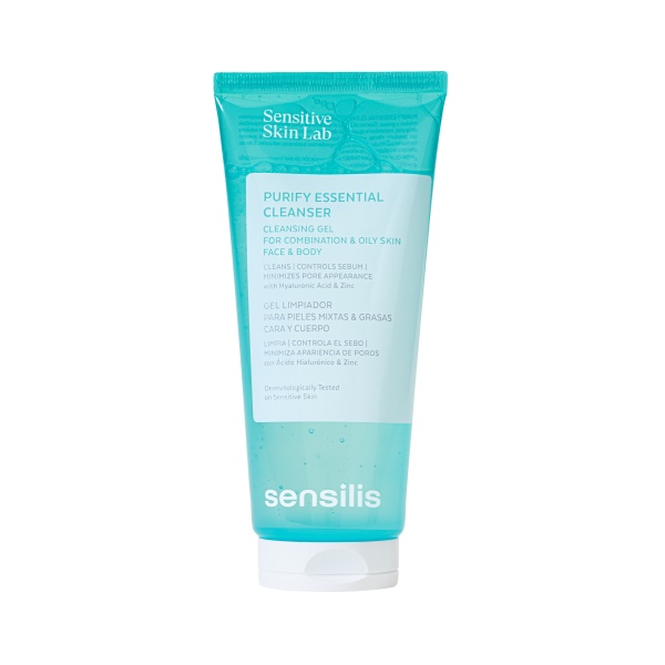 Sensilis Очищающий гель для комбинированной и жирной кожи Purify Essential Cleanser Cleansing Gel for Combination & Oily Skin, 200 мл купить - 0