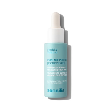 Sensilis Антивозрастная себорегулирующая сыворотка от морщин Pure Age Perfection [Cicakn Serum] Blemishes and Wrinkles Corrective Treatment, 30 мл купить