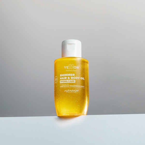 Yellow Professional Мерцающее масло с шиммером для волос и тела HYDRA CARE SHIMMER HAIR & BODY OIL, 100 мл купить - 1
