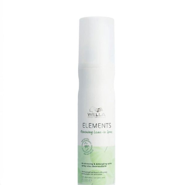 Wella Professionals Несмываемый увлажняющий спрей для облегчения расчесывания Elements Renewing Leav, 150 мл купить - 0