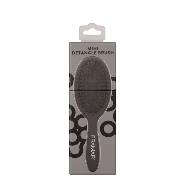 Framar Распутывающая щетка-мини черная Mini Detangle Brush - Black купить - 0