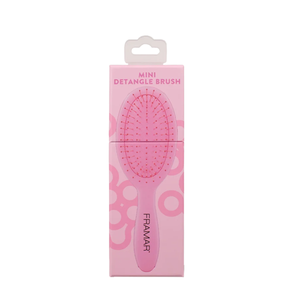 Framar Распутывающая щетка-мини розовая Mini Detangle Brush - Pink купить - 0