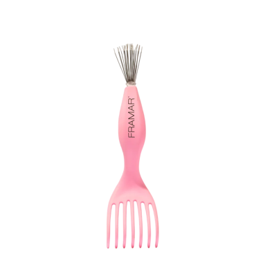 Framar Двусторонняя щетка для чистки расчесок Brush Cleaner - Pink купить