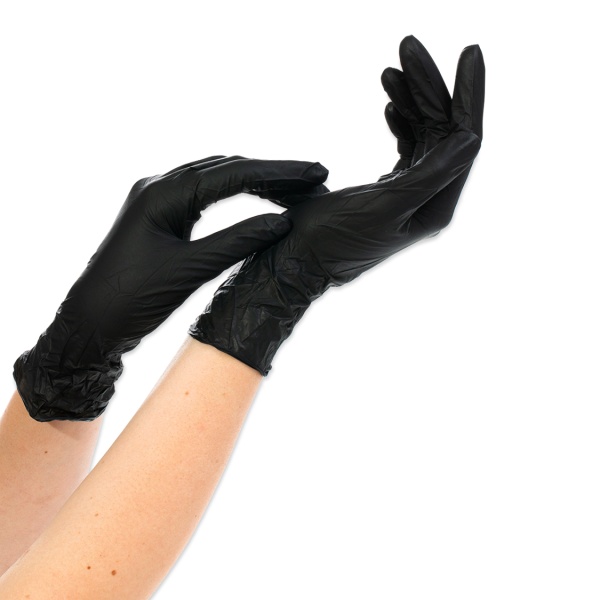 Archdale Перчатки одноразовые нитриловые Nitrimax, черные, 50 пар, размер XL купить - 0