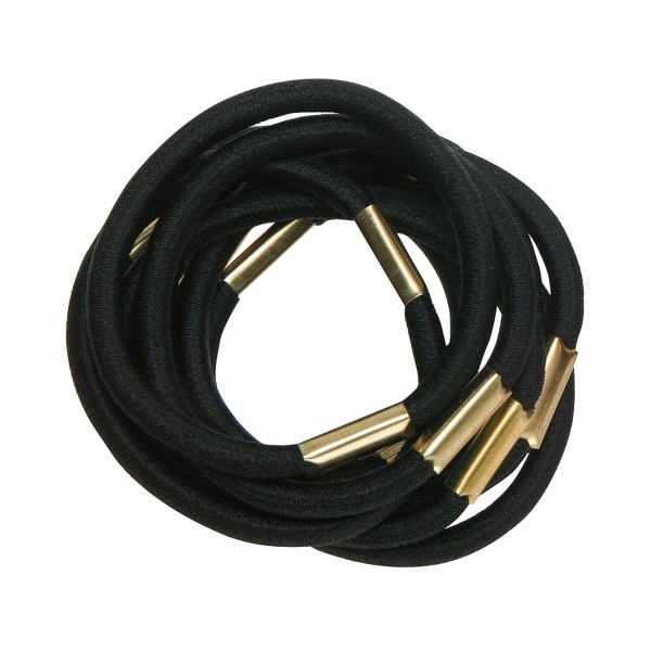 Dewal Pro Резинки для волос, черные, maxi, 10 шт/уп купить - 0