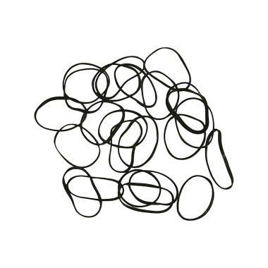 Dewal Pro Резинки для волос, силиконовые, черные mini, 100 шт/уп купить