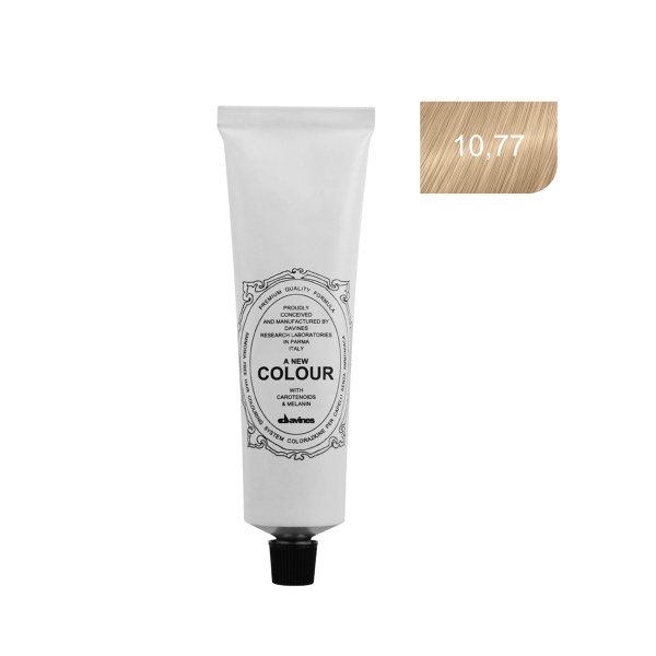 Davines Перманентный краситель A New Colour, 10,77 очень светлый бежевый блонд, 60 мл купить - 0