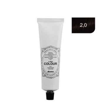 Davines Перманентный краситель A New Colour, 2,0 самый темный коричневый, 60 мл купить