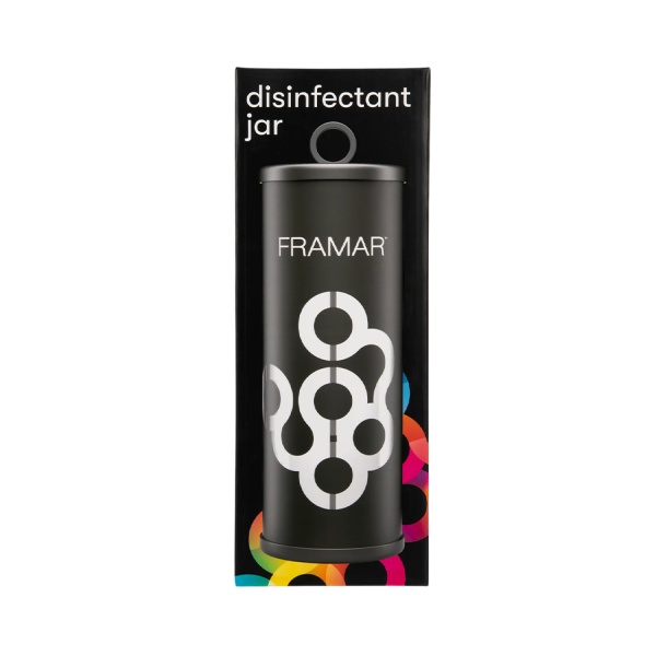 Framar Контейнер для дезинфекции инструментов Disinfectant Jar Matte Black, 1250 мл купить - 0