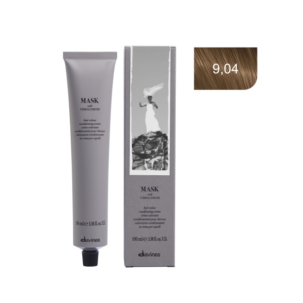 Davines Перманентный краситель Mask with vibrachrom, 9,04 натурально-медный очень светлый блонд, 100 мл купить - 0