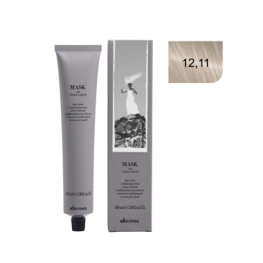 Davines Перманентный краситель Mask with vibrachrom, 12,11 интенсивно-пепельный экстраблонд, 100 мл