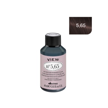 Davines Демиперманентный краситель View, 5,65 красно-махагоновый светло-коричневый, 60 мл купить