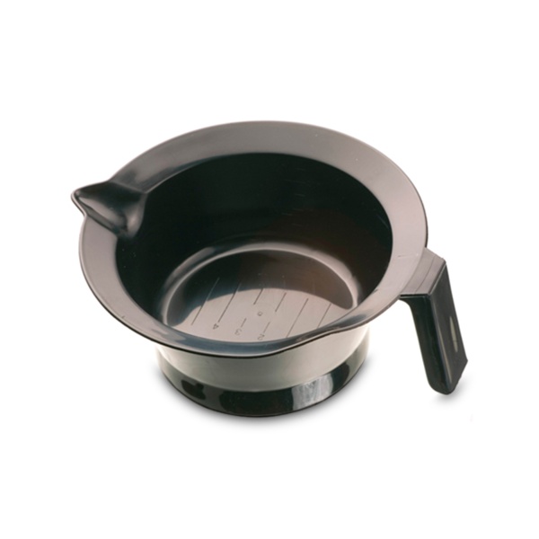 Dewal Pro Чаша для краски с ручкой и носиком, с резинкой на дне, черная, 260 мл купить - 0