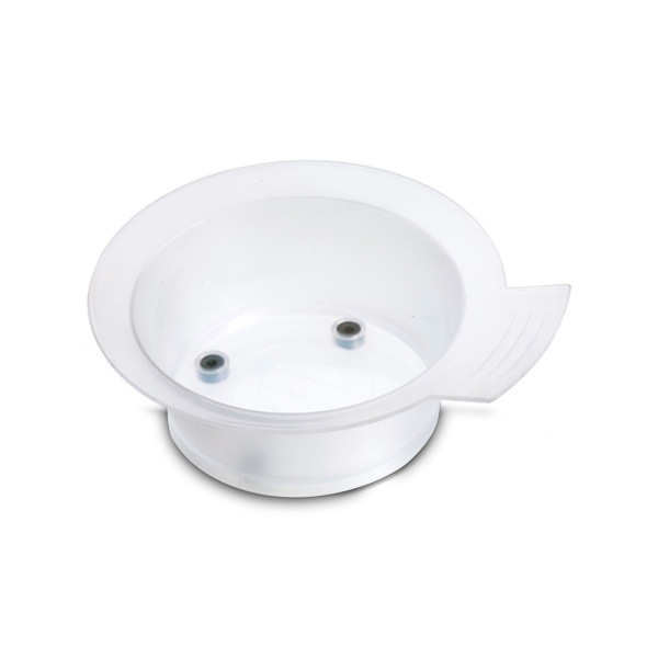 Dewal Pro Чаша для краски с ручкой и с резинкой на дне, прозрачная 240 мл купить - 0