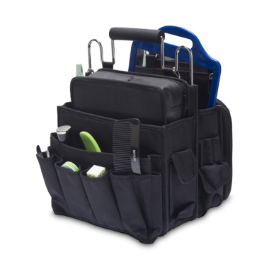 Dewal Pro Сумка для парикмахерских инструментов, полимерный материал, черная, 26 х 27 х 23 см купить