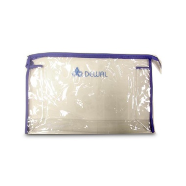 Dewal Pro Косметичка, полимерный материал, прозрачно-синяя, 34 х 8 х 22 см купить